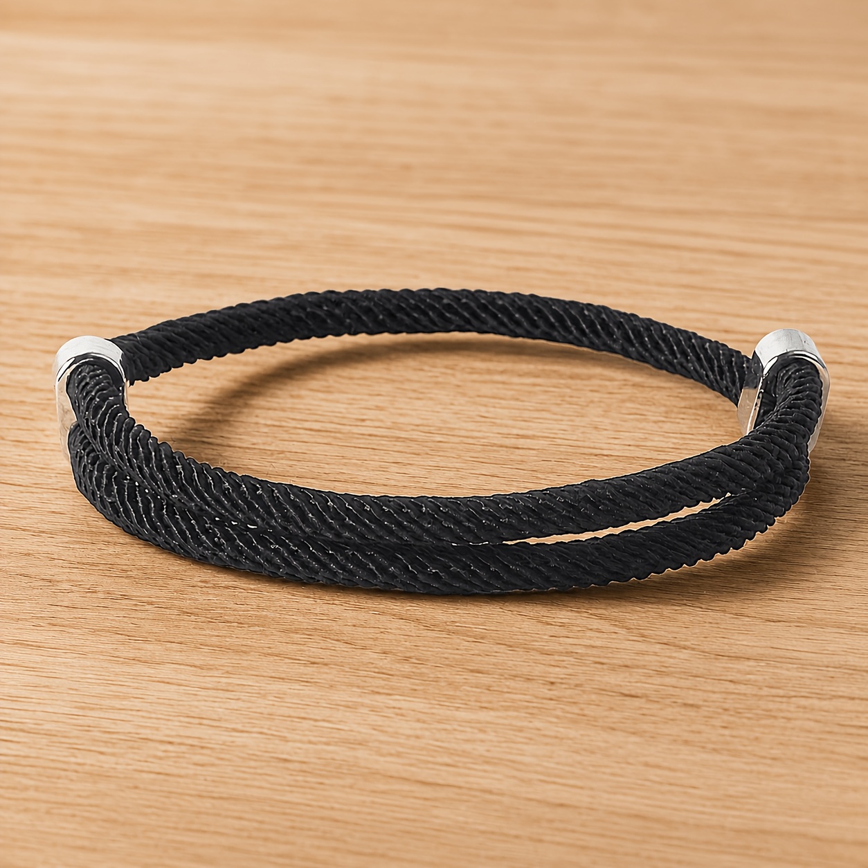 5pc Minimalist Braided Rope Bracelet Set